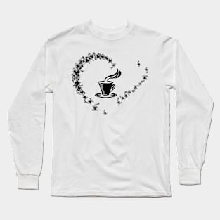 COFFEE HEART Long Sleeve T-Shirt